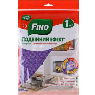 Fino, Серветка подвійна мікрофібра універсальна Фіно, 350 х 350 мм, в асортименті