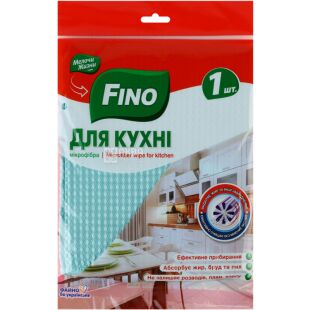 Fino, Салфетка микрофибра для кухни Фино, 300 х 300 мм, в ассортименте