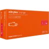 Mercator Medical Nitrylex, 100 шт., Розмір L, Меркатор, Рукавички нітрилові, без пудри, помаранчеві