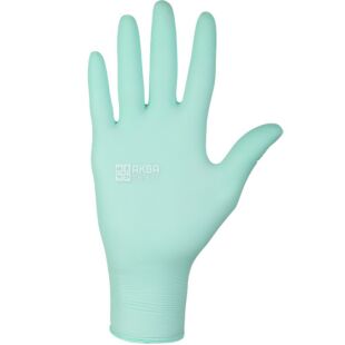 Mercator Nitrylex, 100 шт., Розмір L, Меркатор, Рукавички нітрилові неопудрені, м'ятні