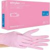 Mercator Nitrylex Pink, 100 шт., Розмір М, Меркатор, Рукавички нітрилові, неопудрені, рожеві