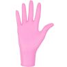 Mercator Nitrylex Pink, 100 шт., Размер L, Меркатор, Перчатки нитриловые, неопудренные, розовые