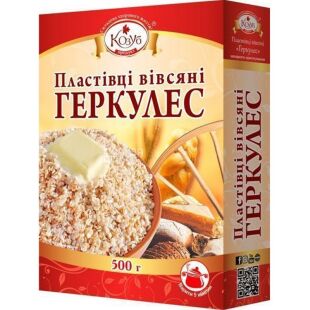 Козуб, 500 г, Хлопья овсяные Геркулес