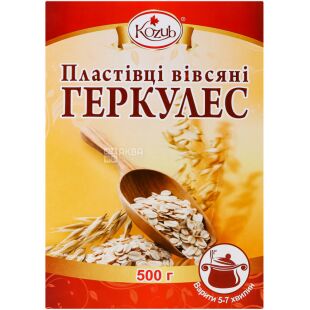 Козуб, 500 г, Хлопья овсяные Геркулес