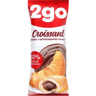 2go, 60 г, ТуГоу, Круасан з шоколадною начинкою