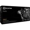 Mercator IDEALL NITRILE Moto Long, 100 шт., Размер М, Меркатор, Перчатки нитриловые суперпрочные удлиненные, неопудренные, черны