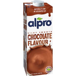 Alpro, Soya Chocolate, 1 л, Алпро, Соєве молоко з шоколадом, вітамінізоване