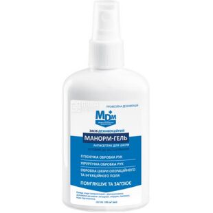 MDM Манорм-гель, 100 мл, Средство дезинфицирующее для рук и кожи, спиртосодержащее