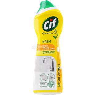 Cif, 750 мл, Сиф, Крем для чистки, Актив Лимон