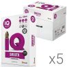 IQ Smooth, Упаковка 5 шт. х 500 аркушів, Папір офісний А4, білий, клас А, 80 г/м2