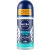 Nivea Fresh Ocean, 50 мл, Антиперспирант шариковый для мужчин, Свежесть океана