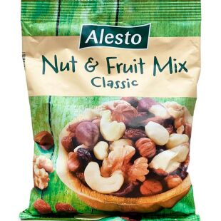 Alesto Nut & Fruit Mix Classic, 500 г, Алесто, Мікс горіхів та родзинок