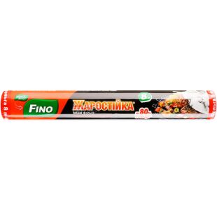 Fino, 8 м х 28 см, Фольга Жаростойкая, алюминиевая, 8 мкм