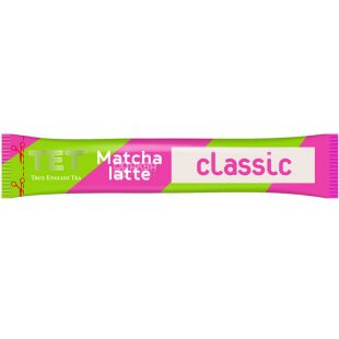ТЕТ Matcha Latte Classic, 10 шт., х 10 г, ТЕТ, Чай Матча Лате, класичний