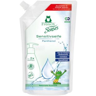 Frosch, 500 мл, Мыло для рук для чувствительной кожи Фрош, запаска
