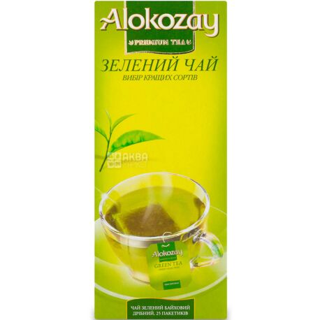 Alokozay, 25 шт. х 2 г, Алокозай, Чай зеленый байховый