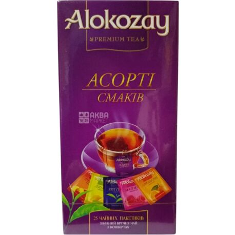 Alokozay, 25 шт. х 2 г, Алокозай, Чай Ассорти вкусов