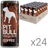 Pit Bull Coffee, Упаковка 24 шт. х 0,25 л, Напій енергетичний зі смаком кави Піт Буль, ж/б