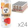 Shake Sparkling Strawberry, Упаковка 24 шт. х 330 мл, Шейк, Напиток сильногазированный со вкусом клубники, безалкогольный, ж/б