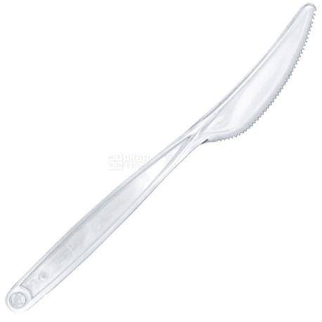 LUX, 50 pcs., Disposable knife, Transparent, m / s