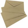Kuvert, Конверт NK с треугольным клапаном C5 (0+0), крафт, 100 шт., 80 г/м2