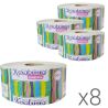 Кохавинка, Упаковка 8 шт. х 1 рул., туалетная бумага макулатурная, однослойная, 150 м, 900 отрывов, 90х166 мм, на втулке