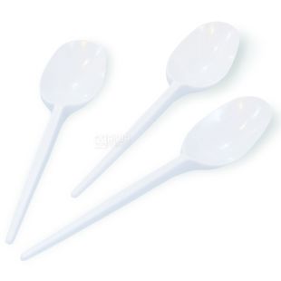 Промтус, Ложка столова міцна, біла, 10 шт.