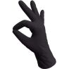 Mercator  Medical Nitrylex Black, 100 шт., Розмір XL, Меркатор, Рукавички нітрилові, неопудрені, чорні