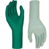 Mercator Medical Dermagel Dual, 1 пара, Размер М, Меркатор, Перчатки латексные хирургические, неопудренные, бело-зеленые