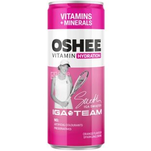 OSHEE Isotonic Vitamin, 0,25 л, Напиток изотонический газированный Витамины и Минералы Оши, ж/б