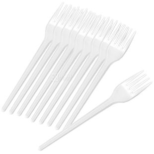 Промтус, Вилка міцна, біла, 10 шт.