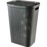 Curver Infinity, 60 л, Кошик для білизни Курвер з кришкою, пластикова, сіра