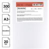 Школярик Muse, 20 аркушів, Папір для малювання А3+ (447х317мм), 300 г/м2
