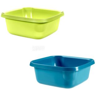 Curver Essentials, 12 л, Миска квадратна пластикова, сіра