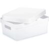 Curver Infinity, 11 л, Коробка для хранения вещей с крышкой, пластиковая, белая
