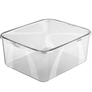 Rotho Lona, 19 л, Контейнер для зберігання речей із кришкою, пластиковий
