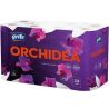 Grite Orchidea, 24 рул., Гріте Орхідея, Папір туалетний, 3-шаровий, білий, 18.75 м, 135 аркушів, 138х90 мм