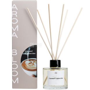 Aroma Bloom Caramel cappuccino, 100 мл, Арома Блум, Аромадифузор Карамельний капучино