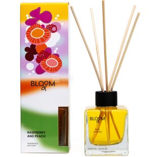 Aroma Bloom Raspberry and peach, 100 мл, Арома Блум, Аромадиффузор Малина и персик