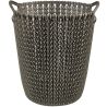 Curver Knit, 7 л, Корзина плетеная для бумаг, с ручками, пластиковая, айвори