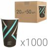 Just drink it, Бумажные стаканчики с принтом, 340 мл, 20 упаковок по 50 шт., D 79
