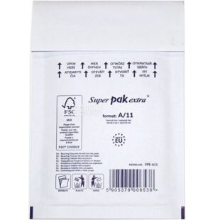 Kurver Super pak extra, 5 шт., Пакет бандерольный с воздушной прослойкой, белый, 120х175 мм