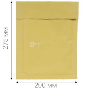 Kurver Super pak gold, 5 шт., Пакет бандерольный с воздушной прослойкой, коричневый, 200х275 мм