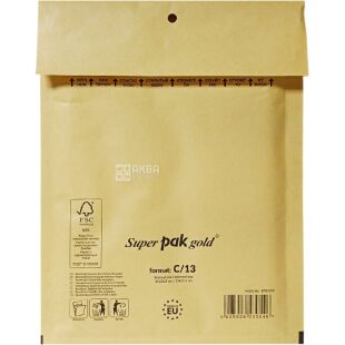 Kurver Super pak gold, 5 шт., Пакет бандерольный с воздушной прослойкой, коричневый, 170х225 мм