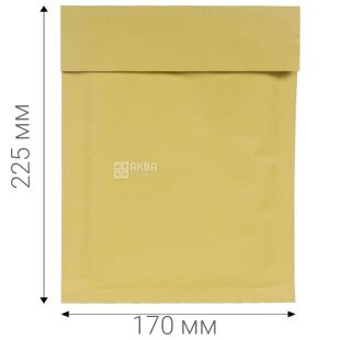 Kurver Super pak gold, 5 шт., Пакет бандерольный с воздушной прослойкой, коричневый, 170х225 мм