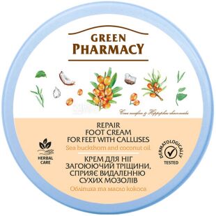 Green Pharmacy, Крем для ніг, Обліпиха, 300 мл