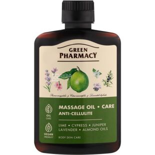 Green Pharmacy, 200 мл, Массажное масло, антицеллюлитное