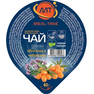Meal Time, Облепиха с тимьяном, Концентрат напитка, 60 г