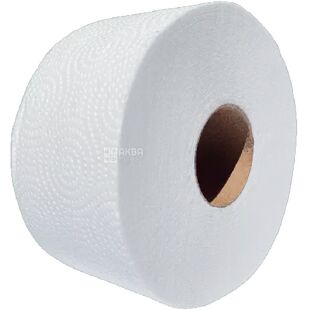 Ruta Jumbo, 1 рул., Туалетний папір целюлозний Рута , двошаровий, 90 м, без перфорації, на втулці