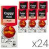 Cappy mini Peach, Упаковка 24 шт. х 200 мл, Нектар Персиковий Каппі міні, з трубочкою